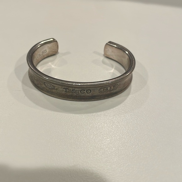 Tiffany & Co  1837 Cuff In Sterling Silver. Bracelet - Picture 1 of 4